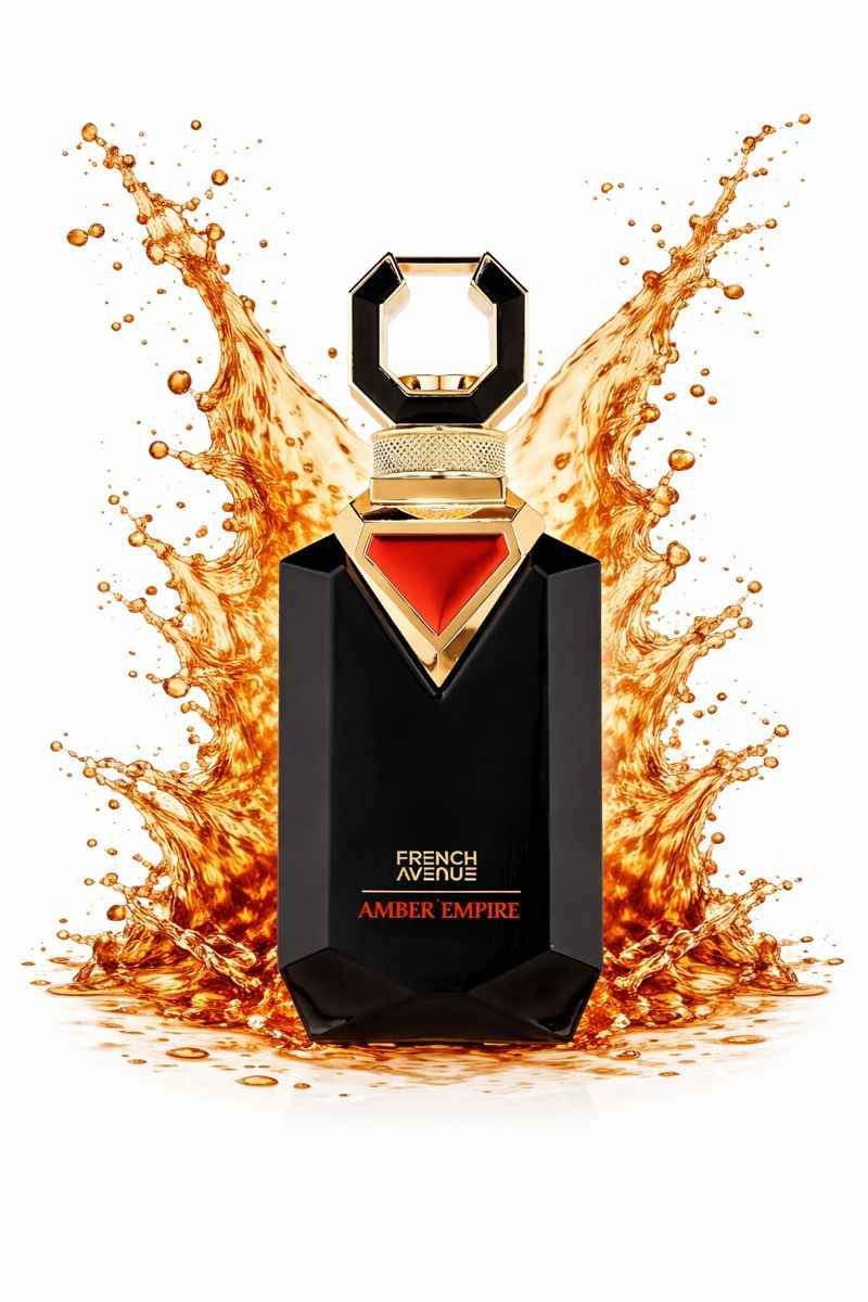 Perfume oriental ambarado Amber Empire con vainilla licor y maderas cálidas