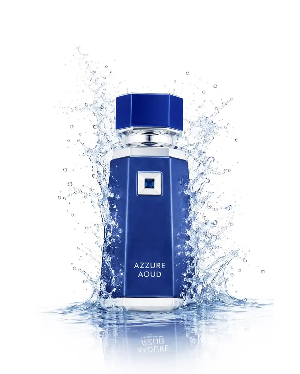 Detalle del frasco Azzure Aoud Fragrance World