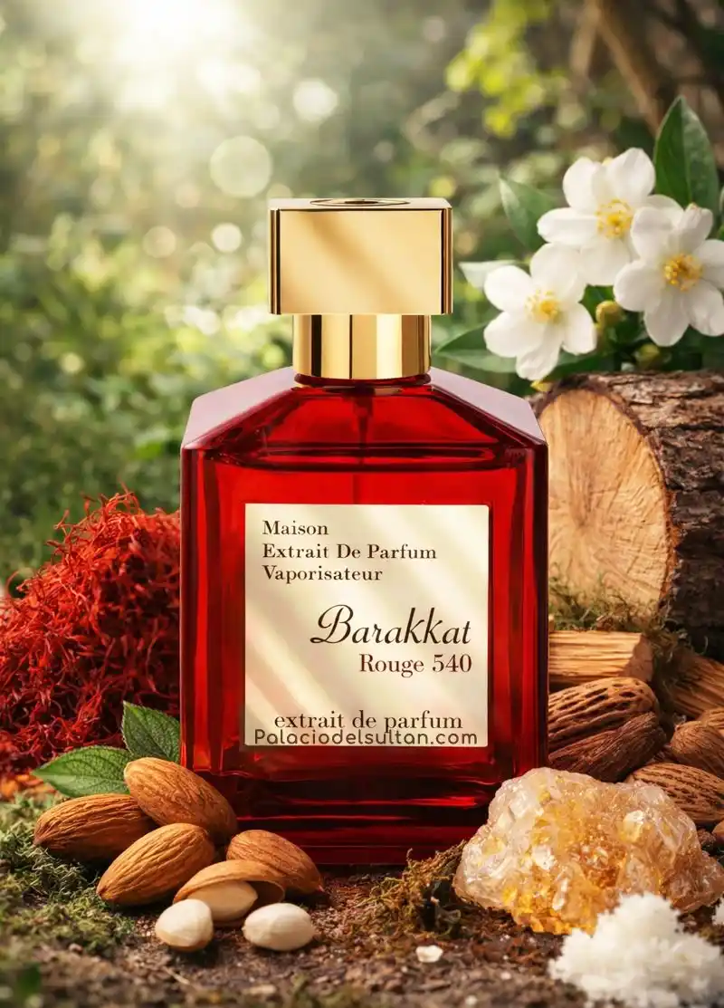 Frasco original Barakkat Rouge 540 Extrait de Parfum Fragrance World 100 ml