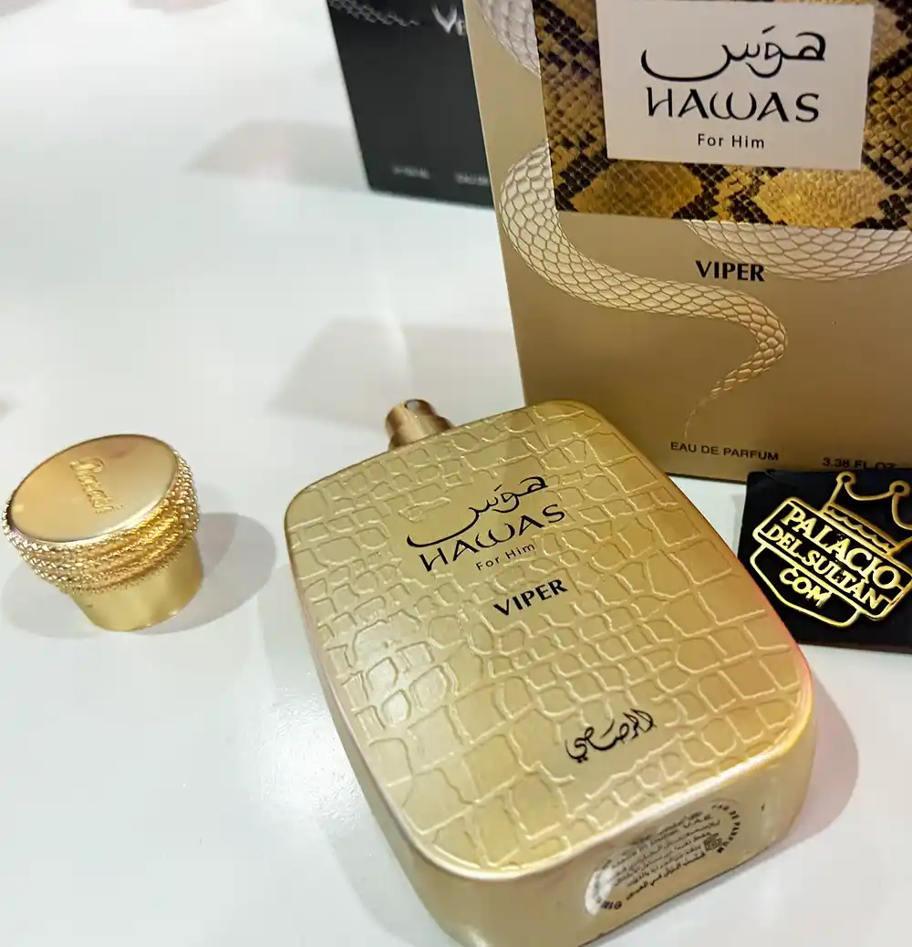 Rasasi Hawas Viper aroma fresco y amaderado