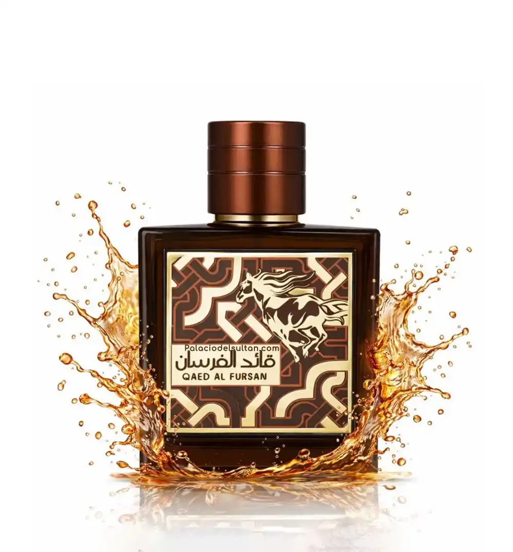 Frasco original de Lattafa Qaed Al Fursan Untamed Eau de Parfum 90 ml