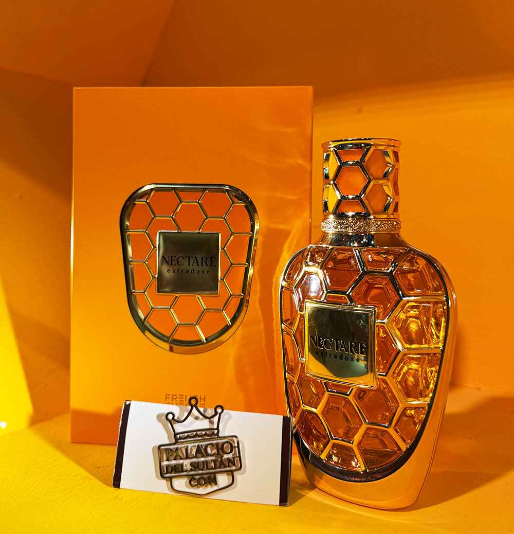 Frasco original French Avenue Nectare Extradose EDP 90 ml perfume unisex elegante