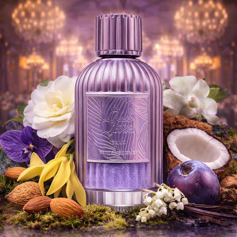 Perfume femenino Qissa Gala para uso diario
