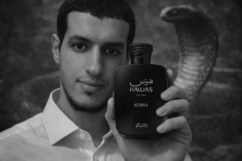 Hawas Kobra Rasasi EDP 100 ml perfume árabe para hombre