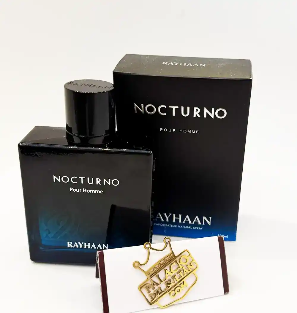 Caja original de Rayhaan Nocturno para hombre
