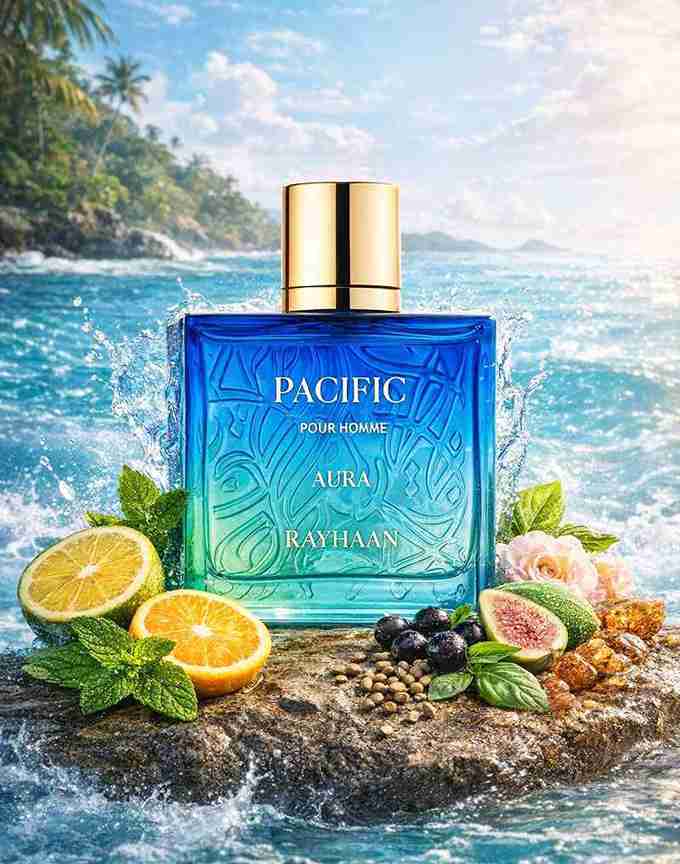 Rayhaan Pacific Aura opción fresca para hombre