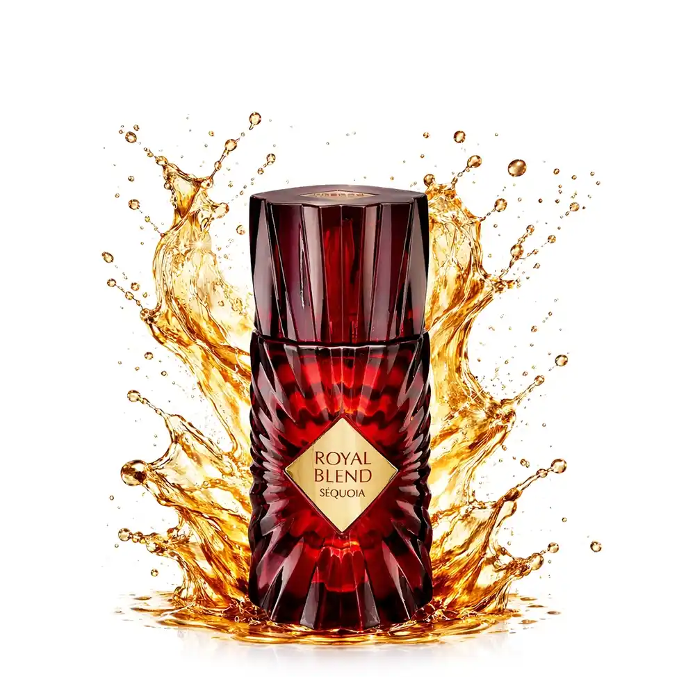 Royal Blend Sequoia perfume árabe unisex estilo boozy y amaderado