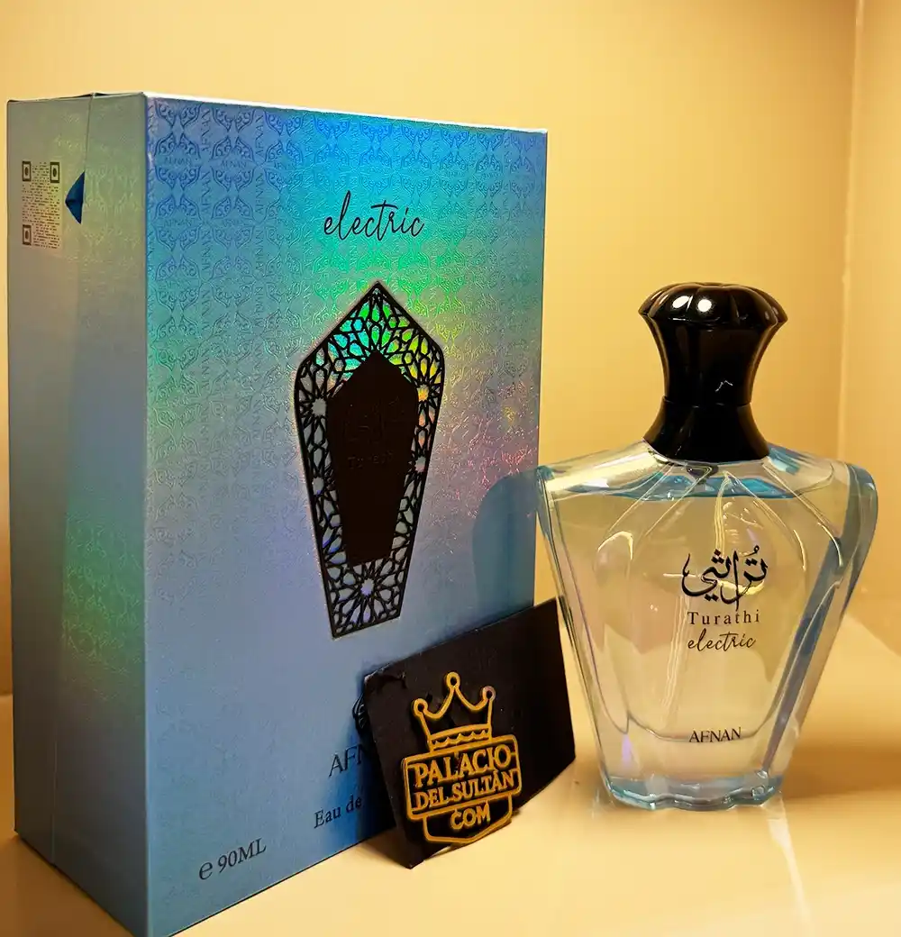 Caja original de Afnan Turathi Electric EDP