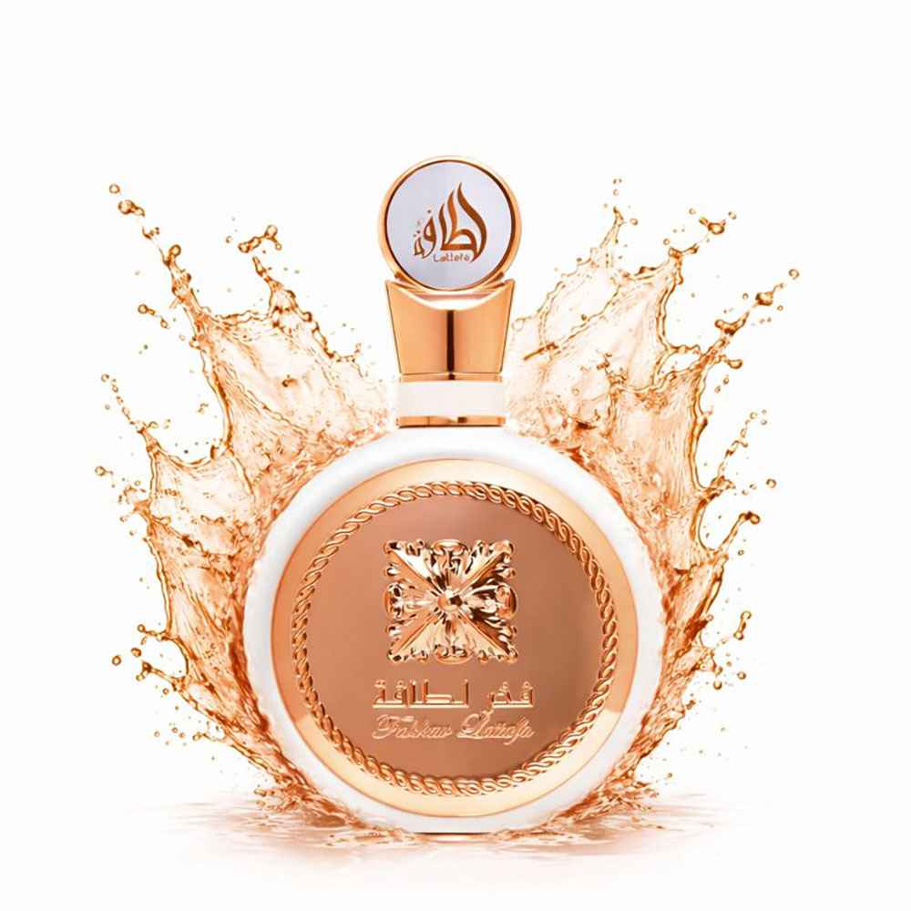 Fakhar Rose Lattafa Eau de Parfum 100 ml (EDP) – Perfume para Mujer Floral Blanco tipo L’Interdit