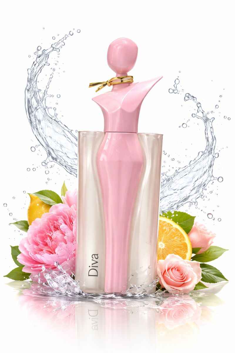 Fragrance World Diva Eau de Parfum 100 ml para Mujer | Floral Almizclado Fresco