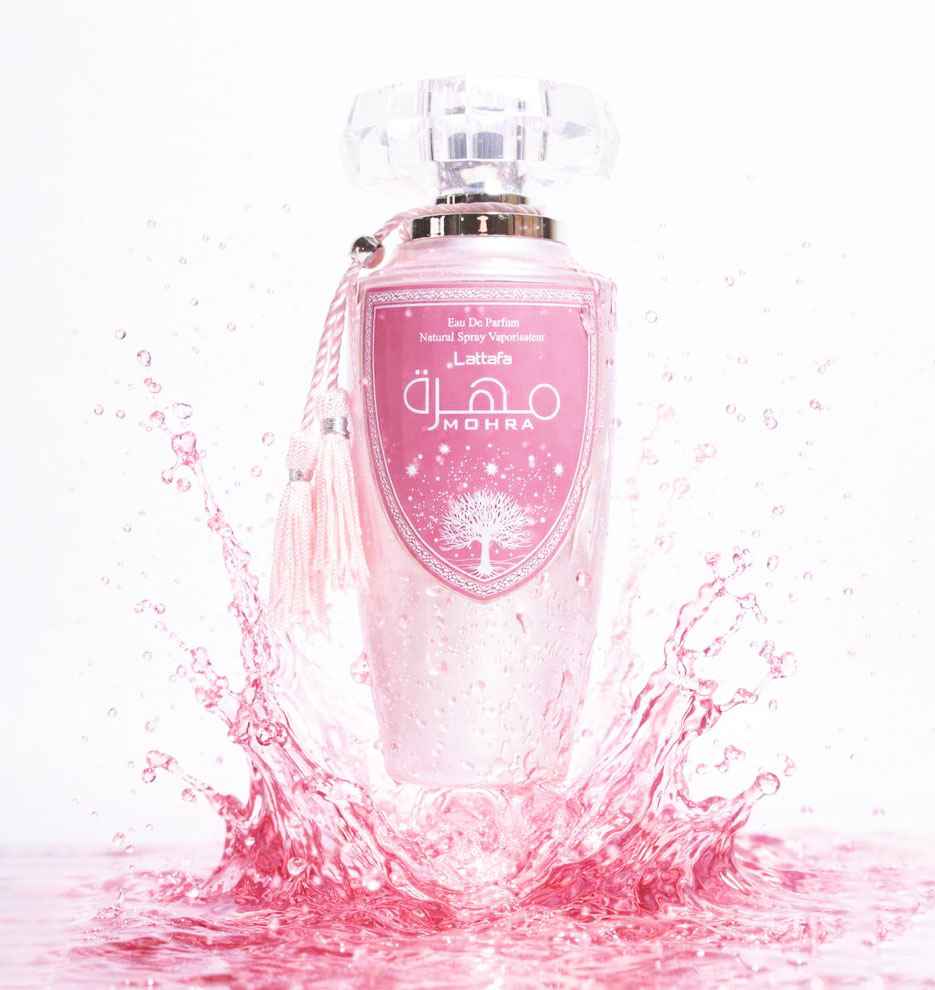 Lattafa Mohra Silky Rose Eau de Parfum 100 ml para Mujer | Floral Almizclado Dulce