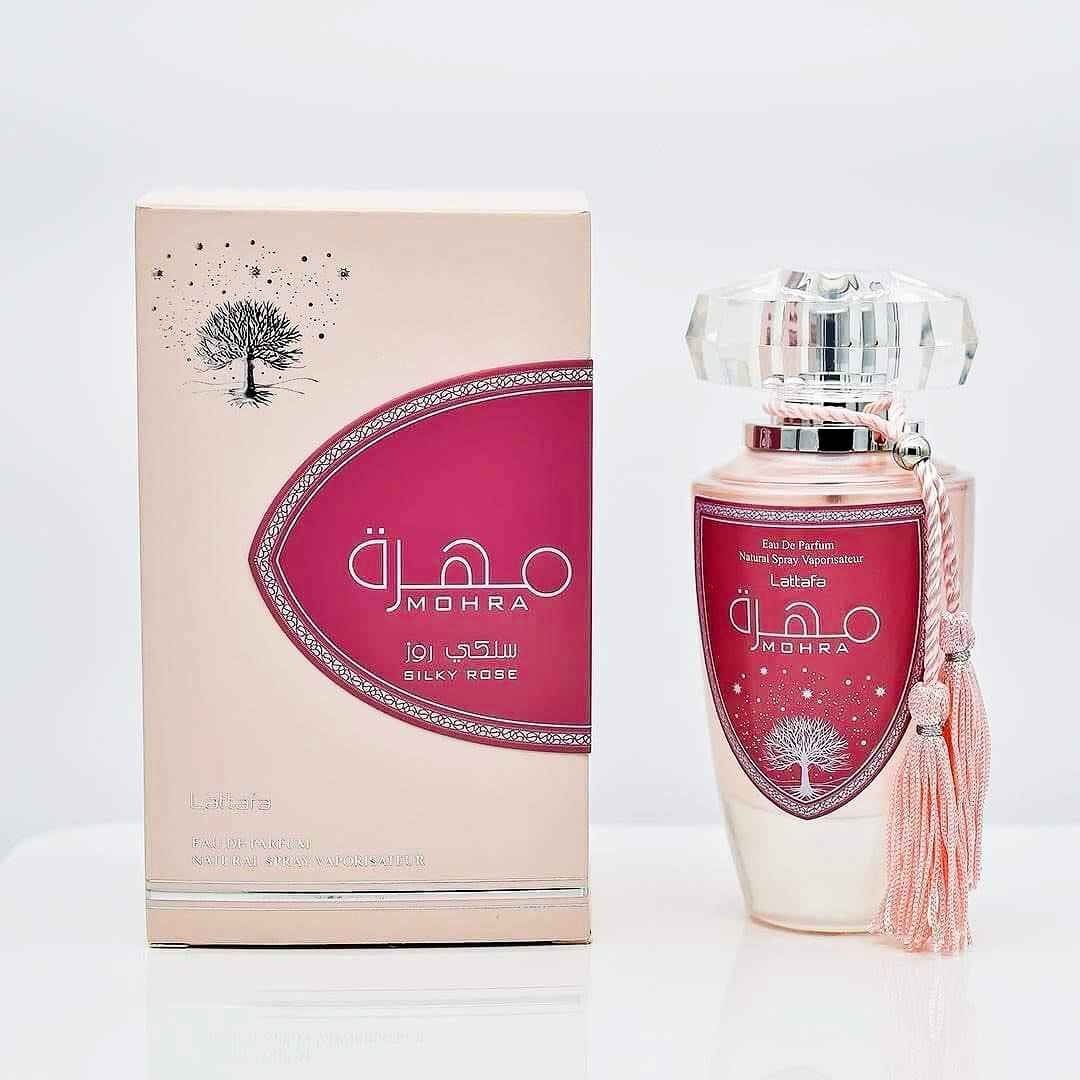Lattafa Mohra Silky Rose Eau de Parfum 100 ml para Mujer | Floral Almizclado Dulce - Imagen 4