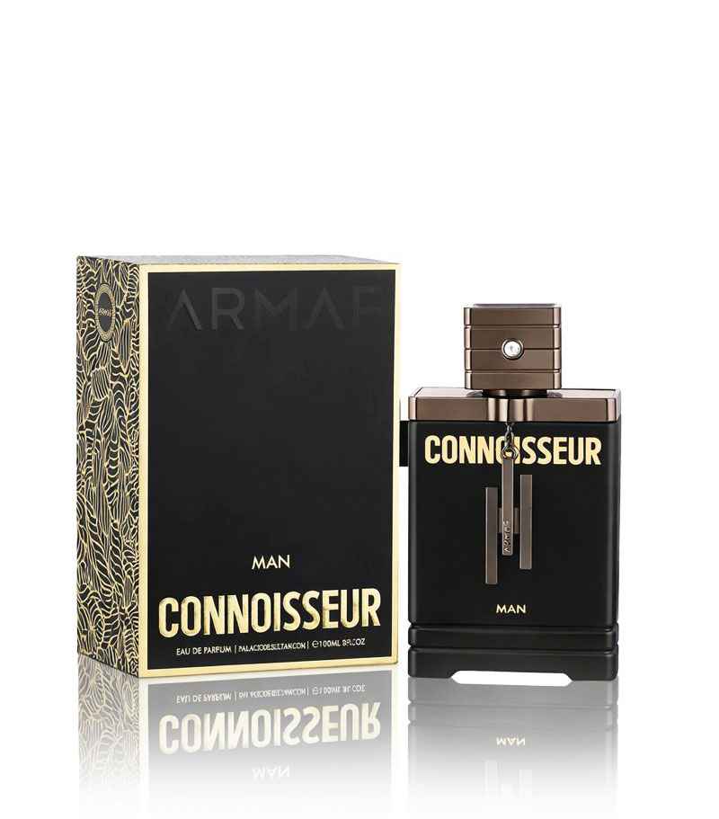 Caja original y frasco del perfume Connoisseur Man Armaf