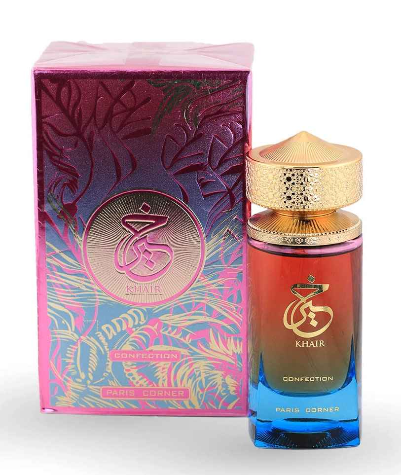 Paris Corner Khair Confection Eau de Parfum 100 ml (unisex) – perfume dulce gourmand con pera, nata y vainilla - Imagen 4