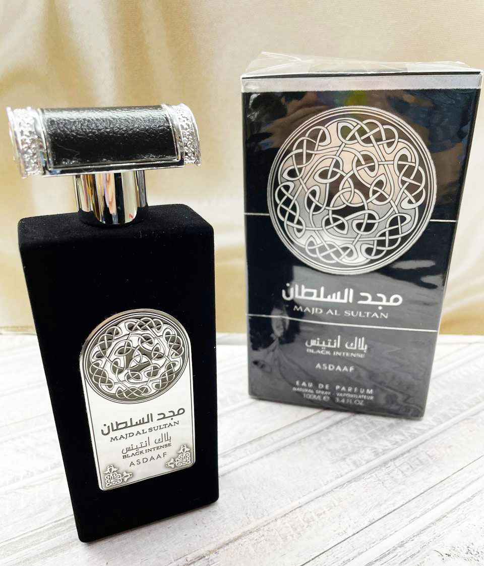 Foto real Asdaaf Majd Black Intense original