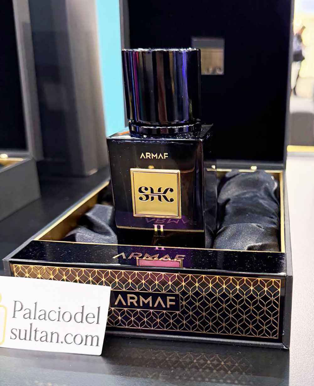 SHK II Armaf by Saoud AlKaabi Eau de Parfum 100 ml · rosa gourmand con oud, caramelo y cuero - Imagen 4