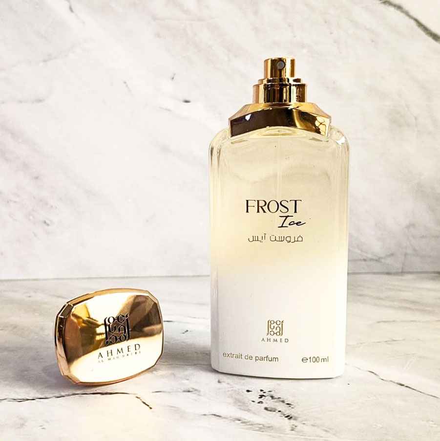 Ahmed Al Maghribi Frost Ice producto real con caja original y frasco