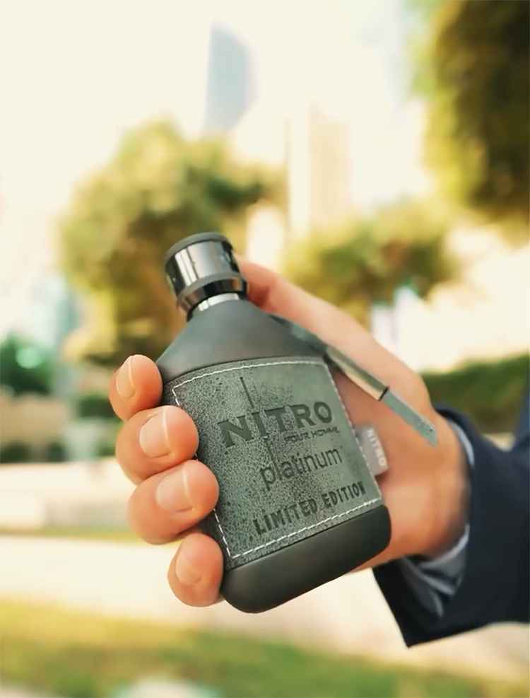 Perfume Dumont Nitro Platinum LE frasco original