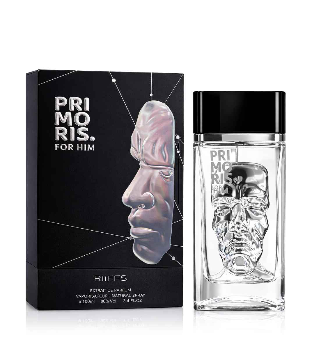 Perfume Riiffs Primoris 100 ml con diseño elegante y acabado moderno