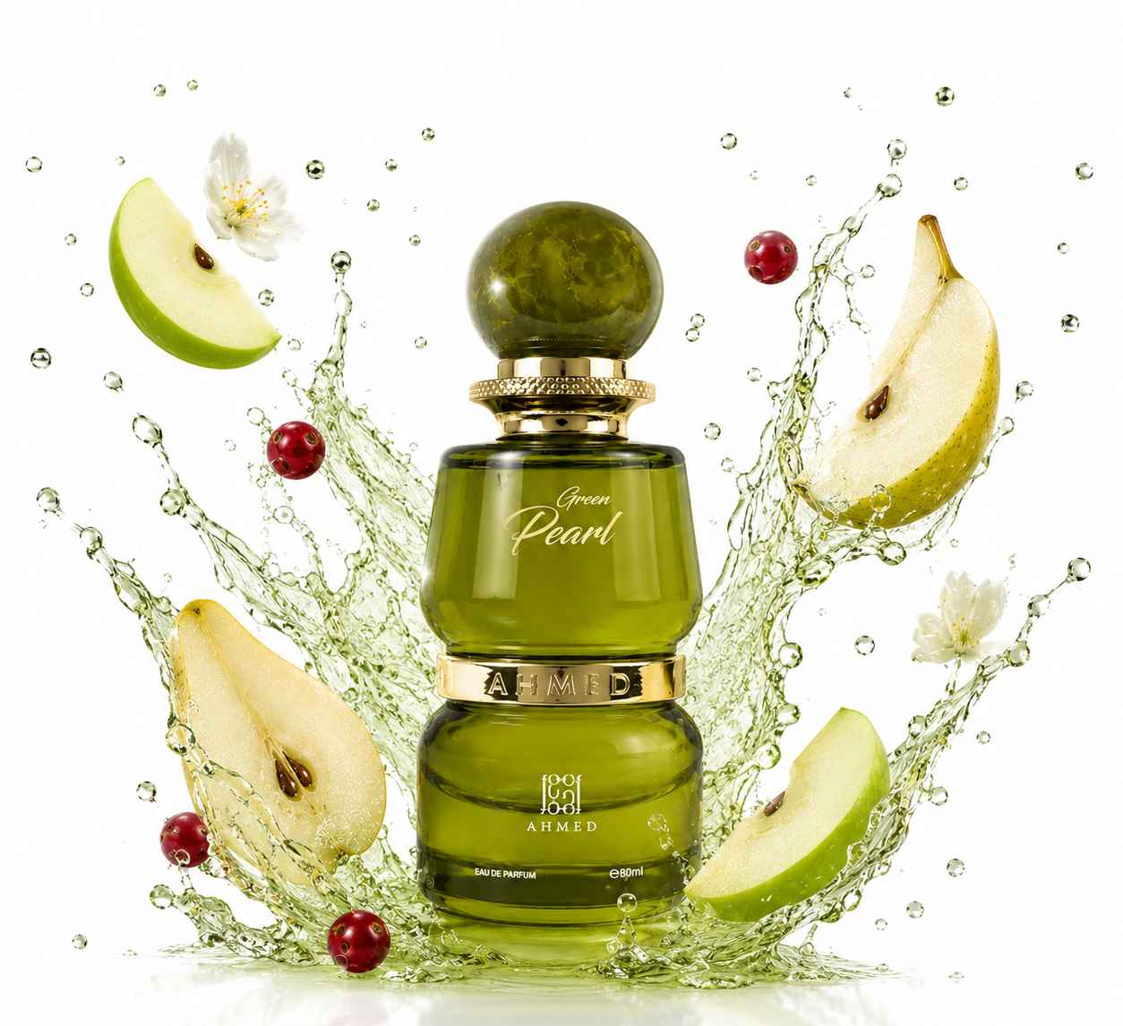 Green Pearl Ahmed Al Maghribi perfume frutal floral limpio
