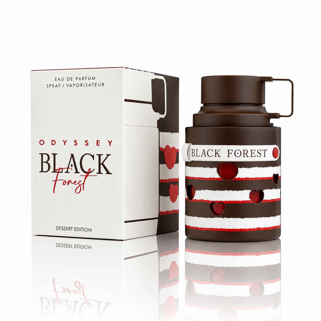 Armaf Black Forest presentacion del producto con estilo oscuro y perfume gourmand
