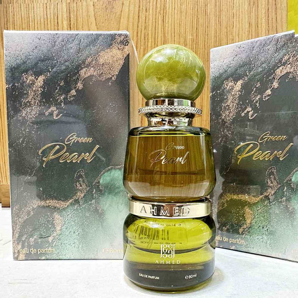Perfume Green Pearl con vainilla suave y musk limpio