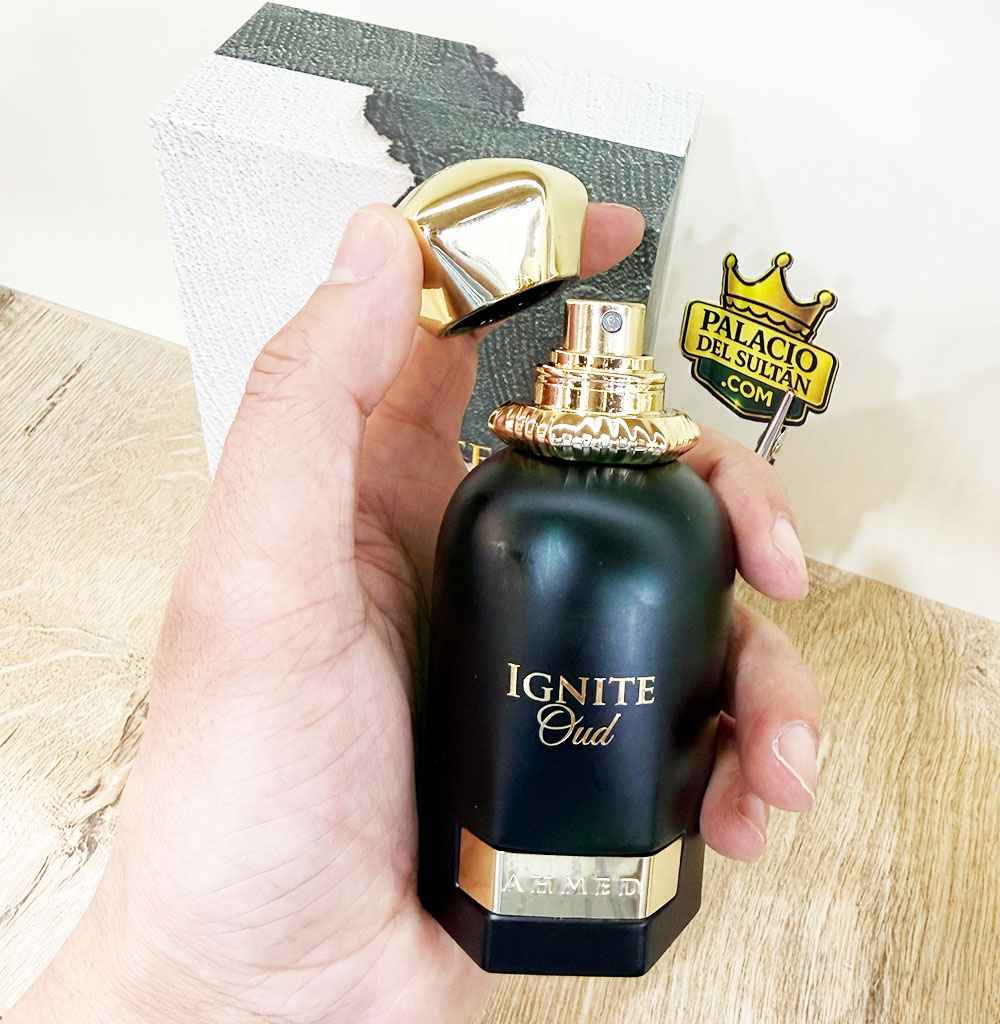 Ignite Oud Ahmed Al Maghribi aroma oscuro tipo niche