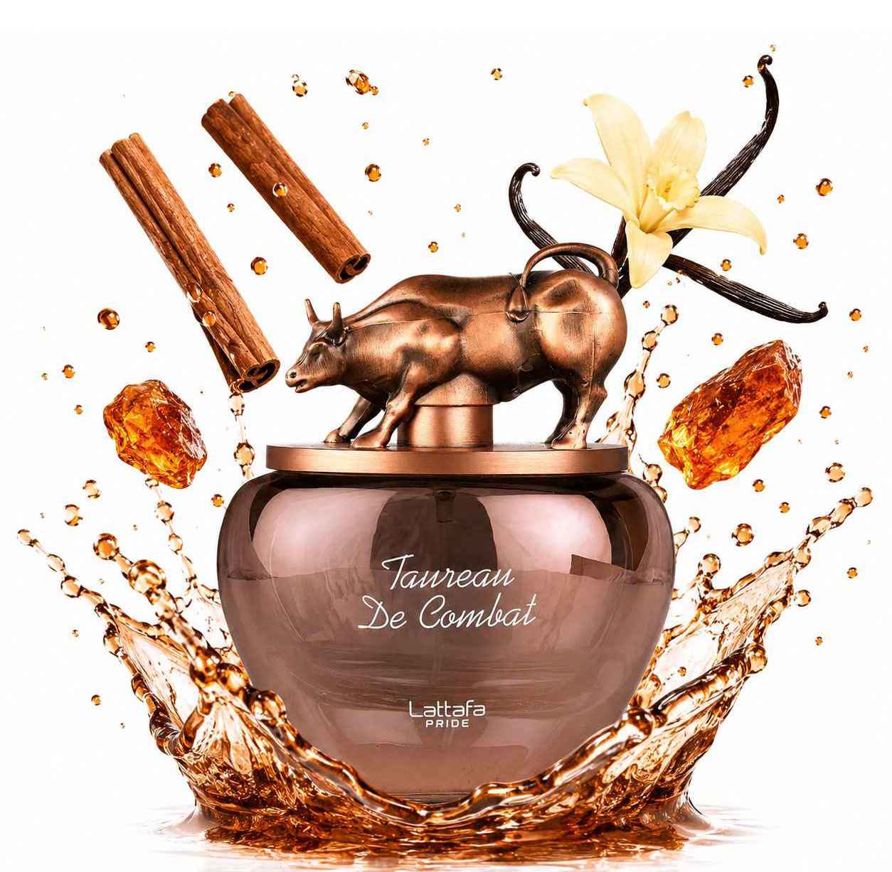 Lattafa Pride Taureau De Combat uso real en mano con perfume intenso