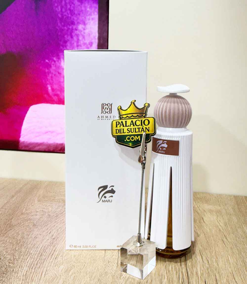 Perfume Marj Ahmed Al Maghribi con gran estela y presencia