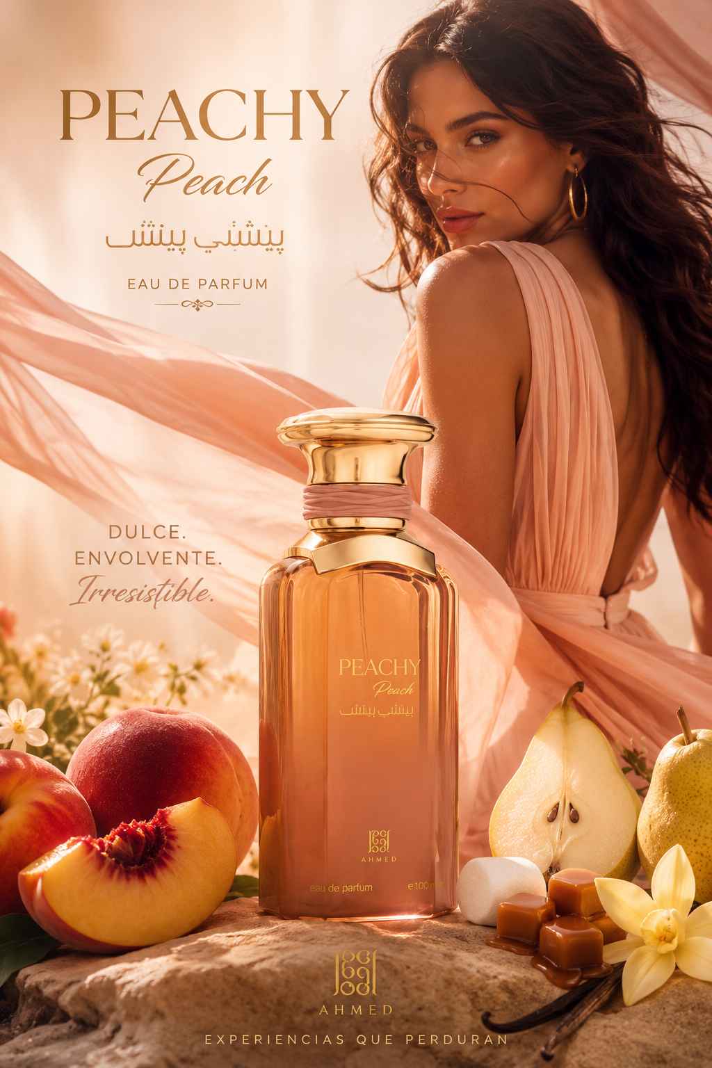 Perfume dulce árabe Peachy Peach Ahmed Al Maghribi