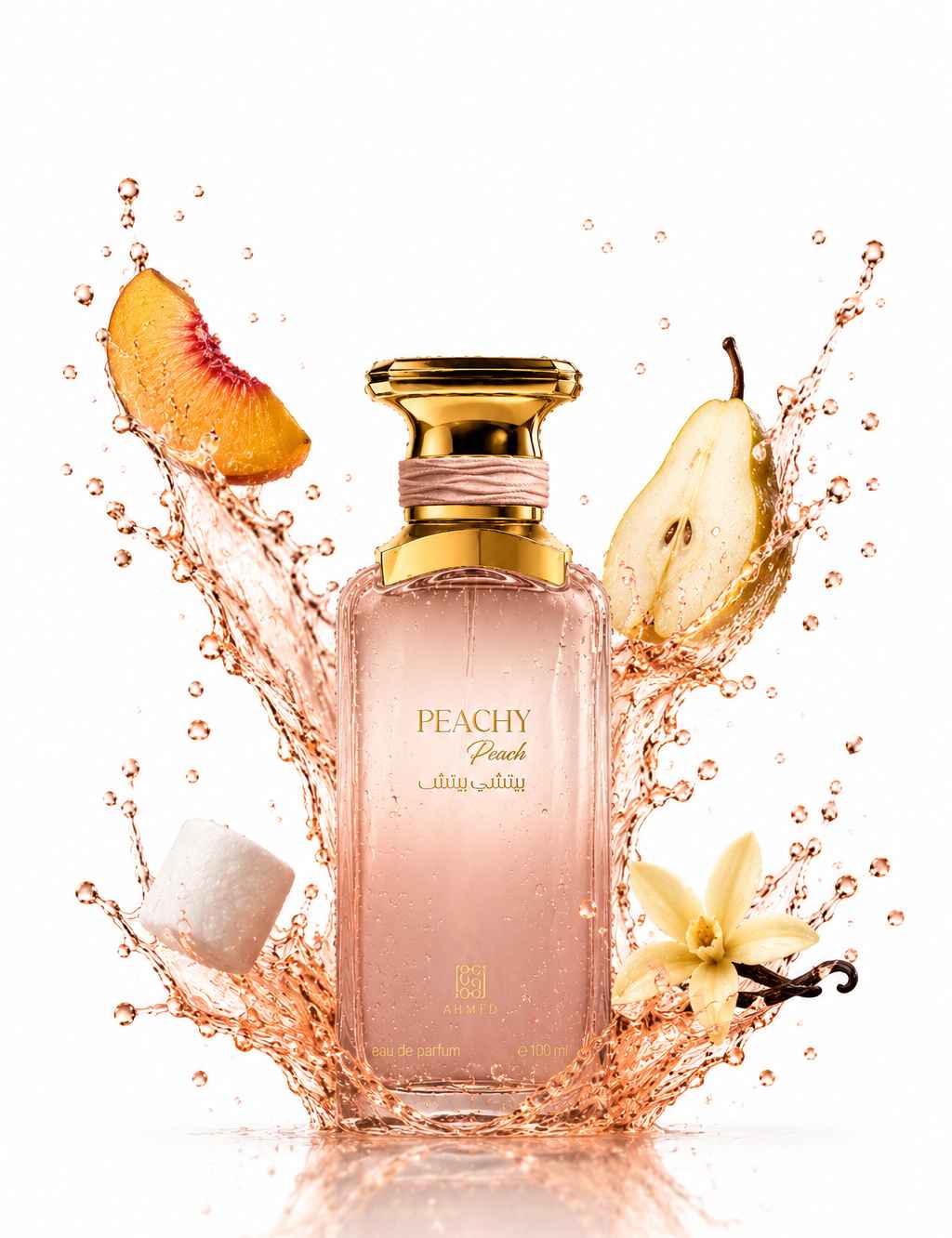 Frasco Peachy Peach Ahmed Al Maghribi Eau de Parfum 100 ml