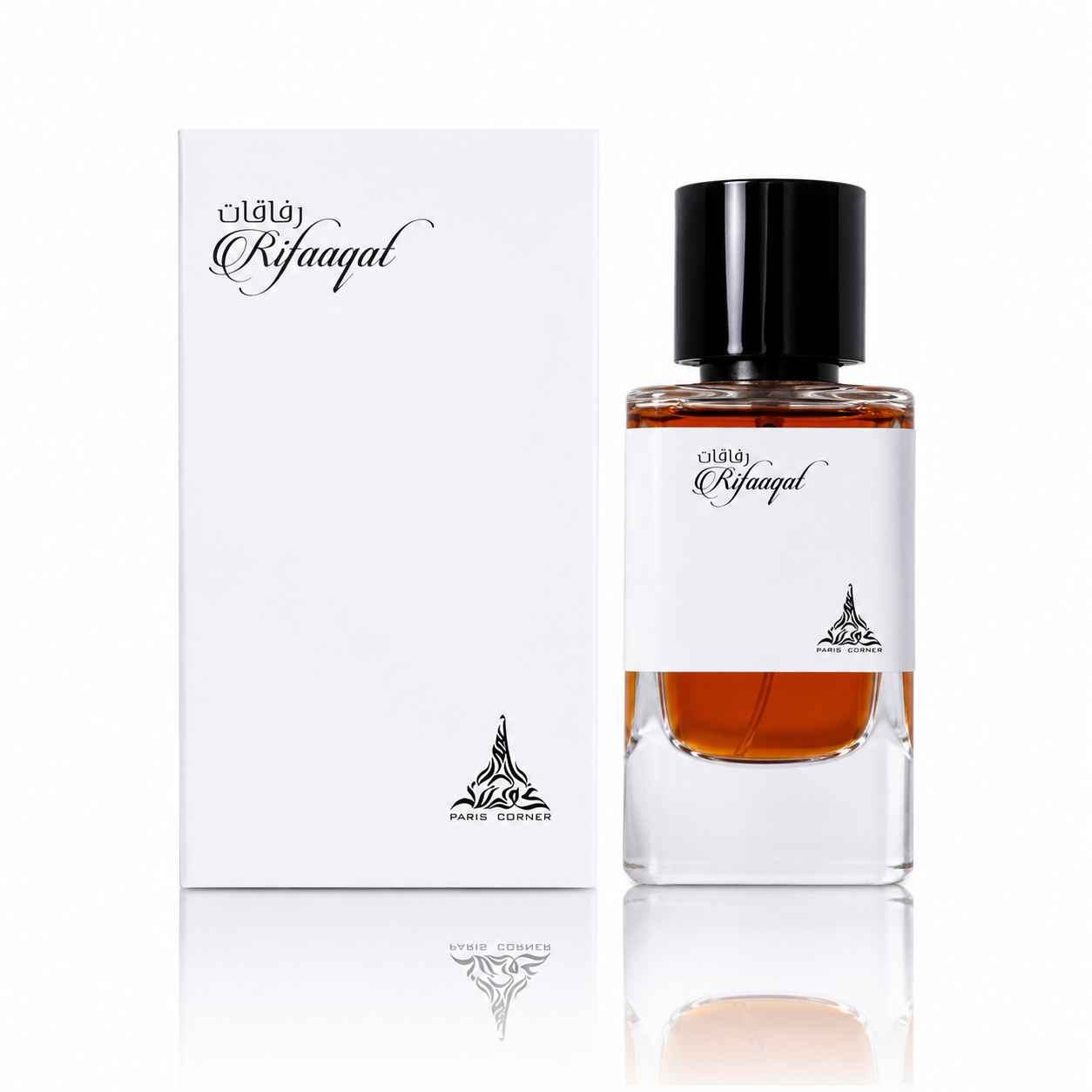 Rifaaqat Emir Collection aroma cálido ahumado con incienso y pimienta negra