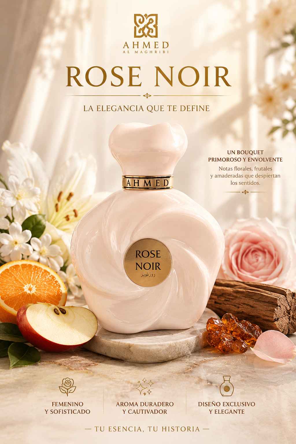 Rose Noir Ahmed Al Maghribi perfume beast mode femenino