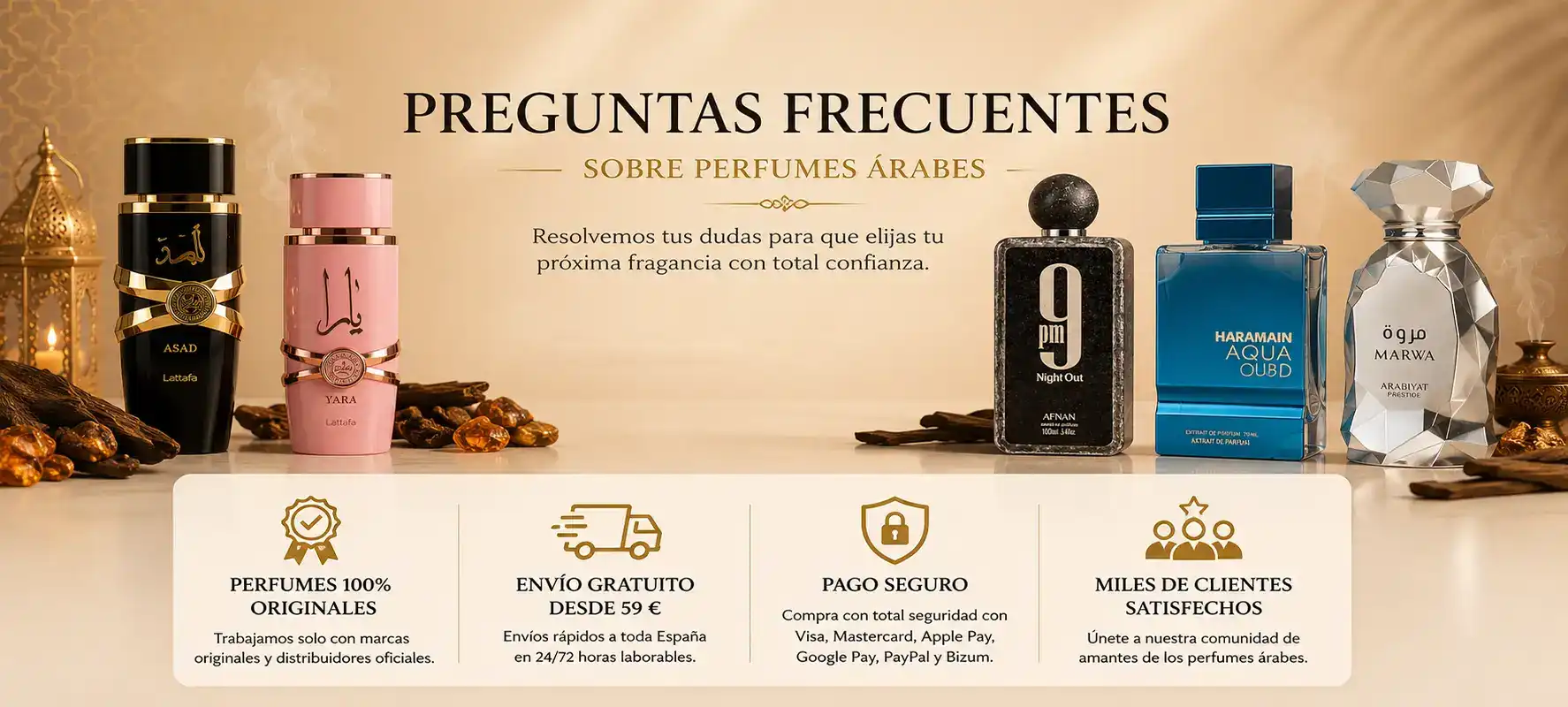 lo que preguntas los clientes sobre perfumes arabes