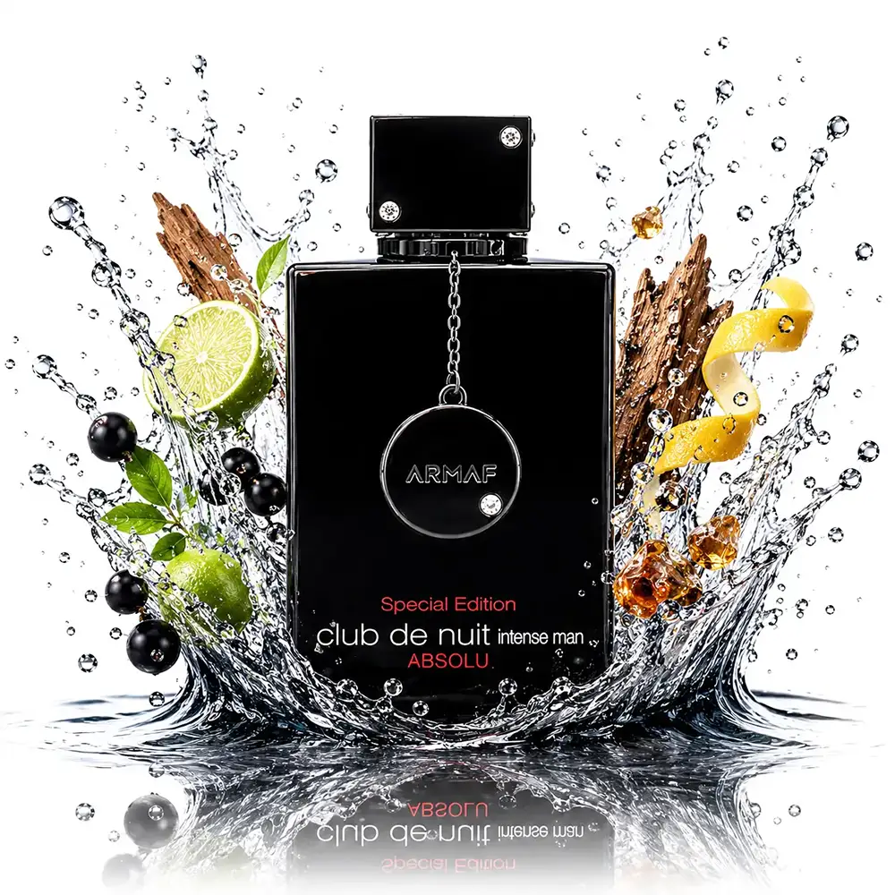 Detalle del tapón y cuerpo de Club de Nuit Intense Man Absolu Armaf